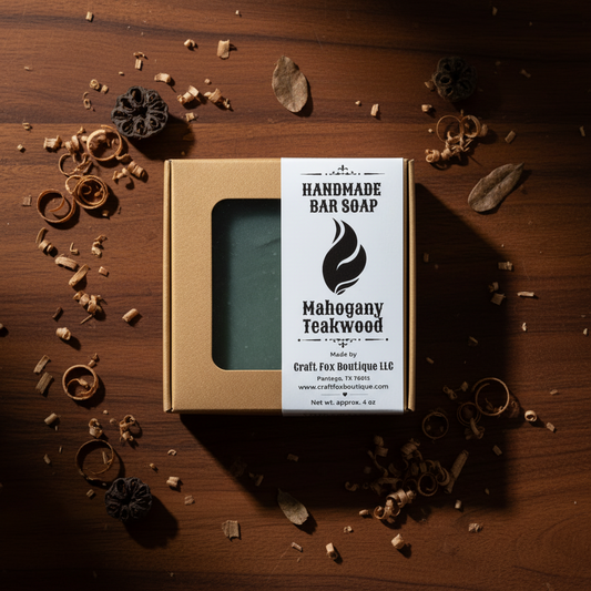 Mahogany Teakwood Bar Soap