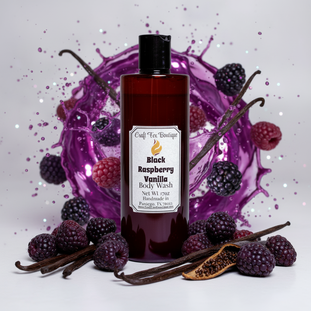 Black Raspberry Vanilla 16oz Body Wash