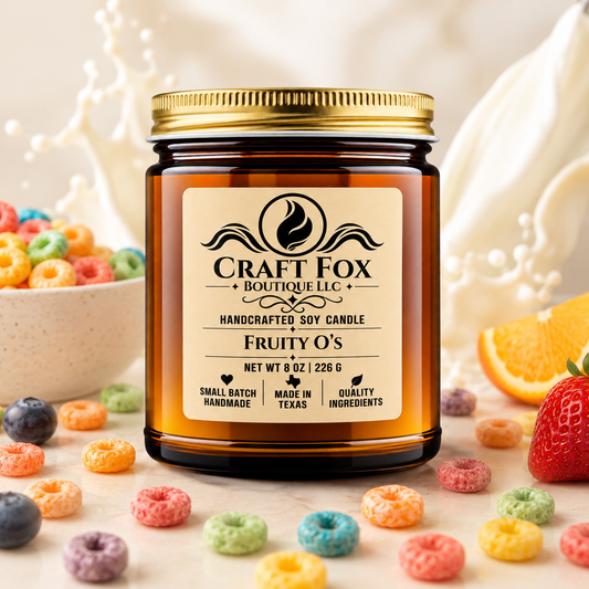 Fruity O’s 8oz Soy Candle