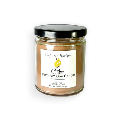 Coffee 8oz Soy Candle