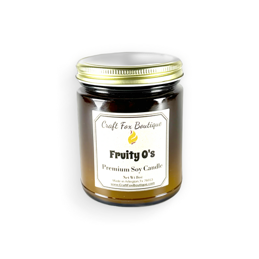 Fruity O’s 8oz Soy Candle