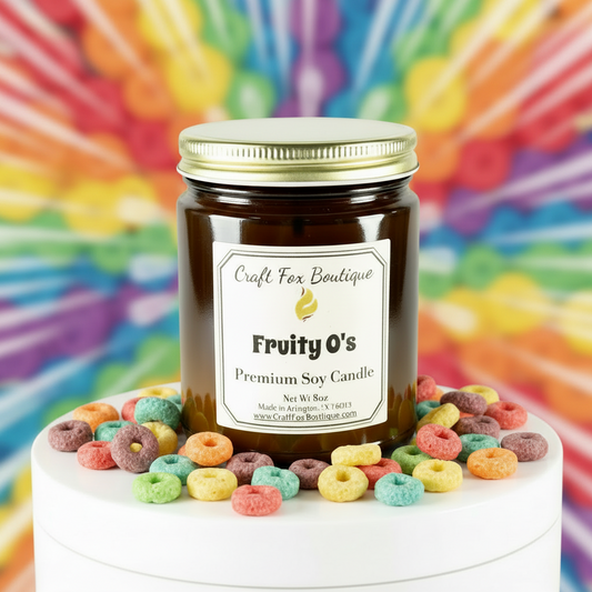 Fruity O’s 8oz Soy Candle