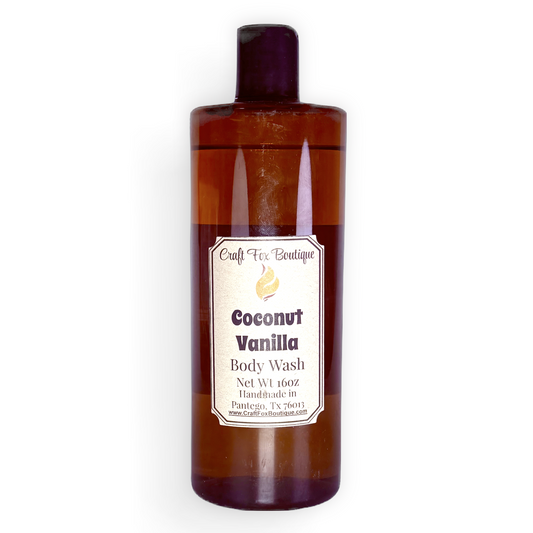 Coconut Vanilla 16oz Body Wash
