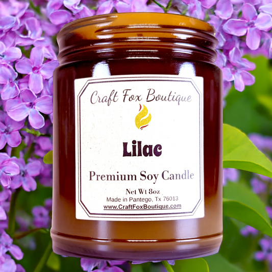 Lilac 8oz Soy Candle