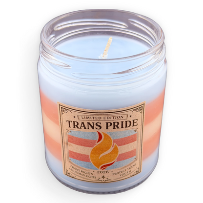 2026 Trans Pride 8oz soy Candle