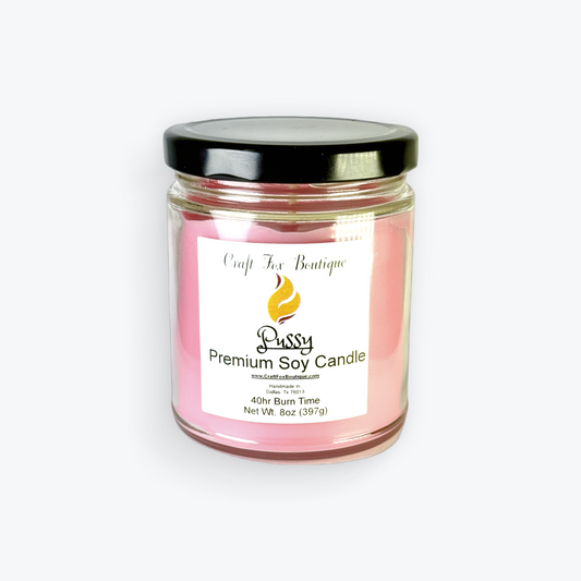 Pussy 8oz Soy Candle