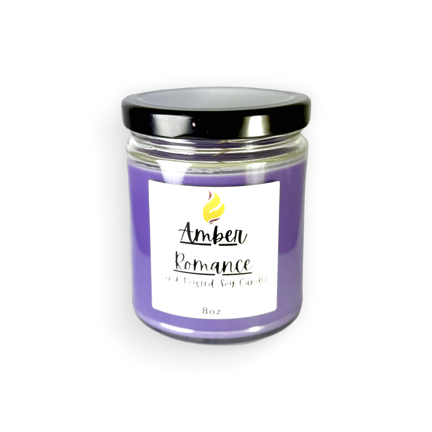 Amber Romance 8oz Soy Candle