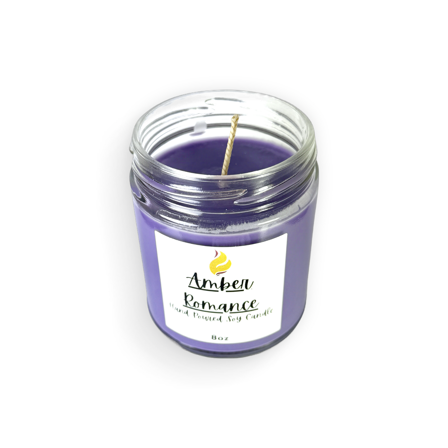 Amber Romance 8oz Soy Candle