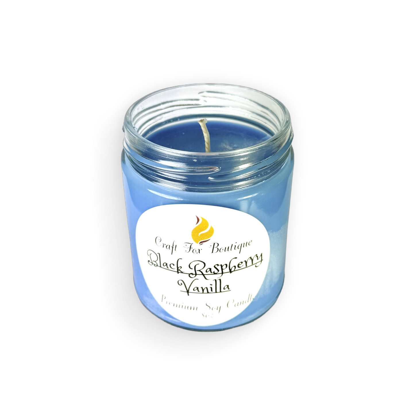 Black Raspberry Vanilla 8oz Soy Candle