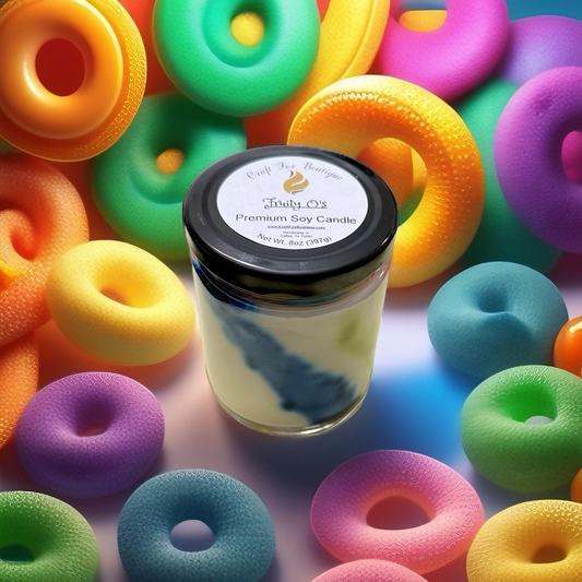 Fruity O’s 8oz Soy Candle