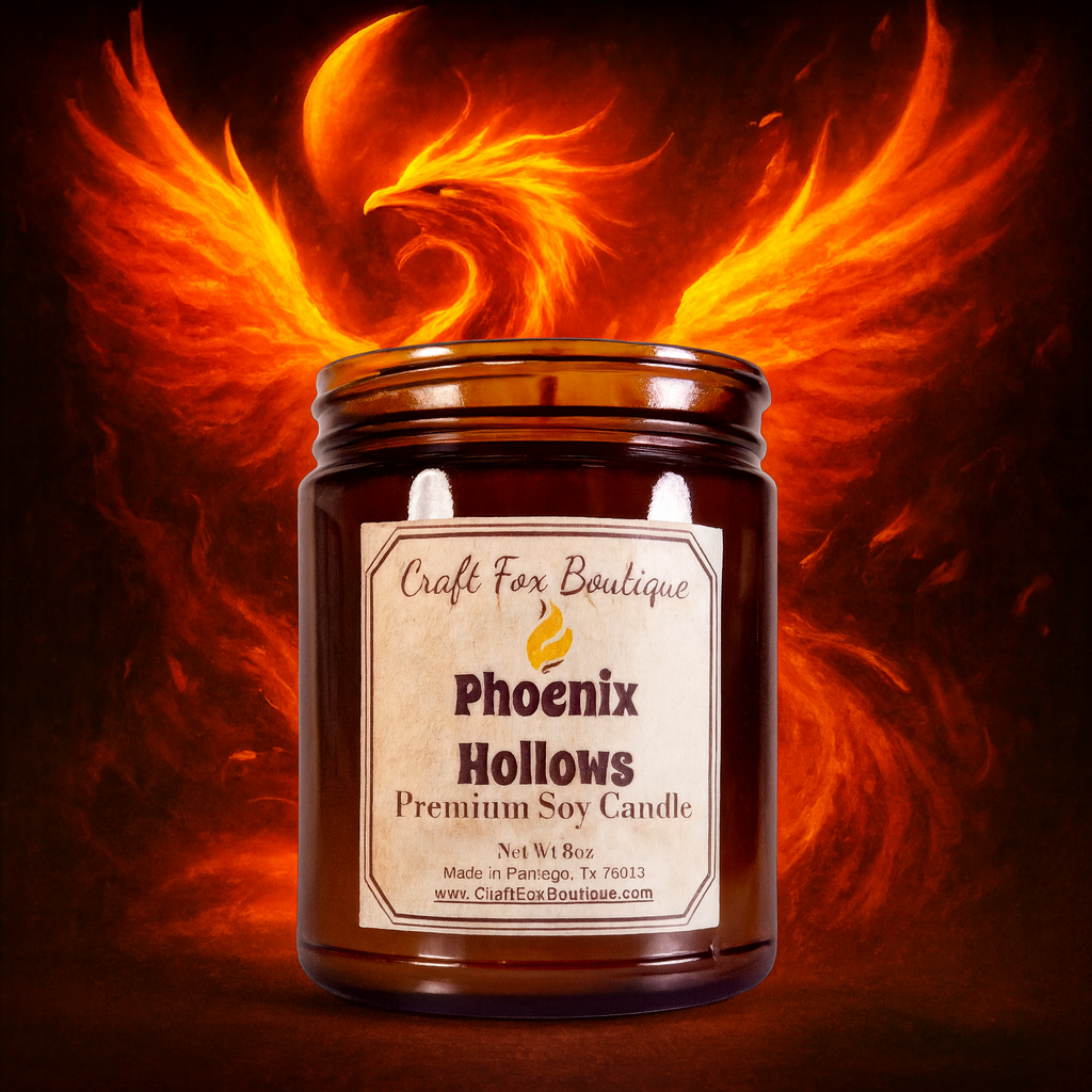 Phoenix Hollows 8oz Soy Candle