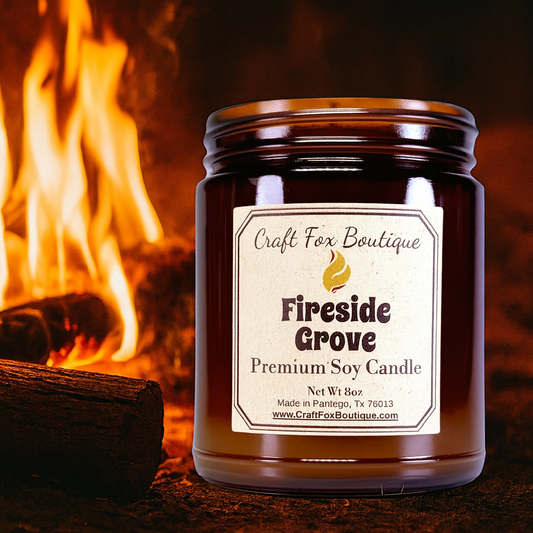 Fireside Grove 8oz Soy Candle