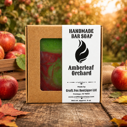 Amberleaf Orchard — 4 oz Handmade Cold Process Soap