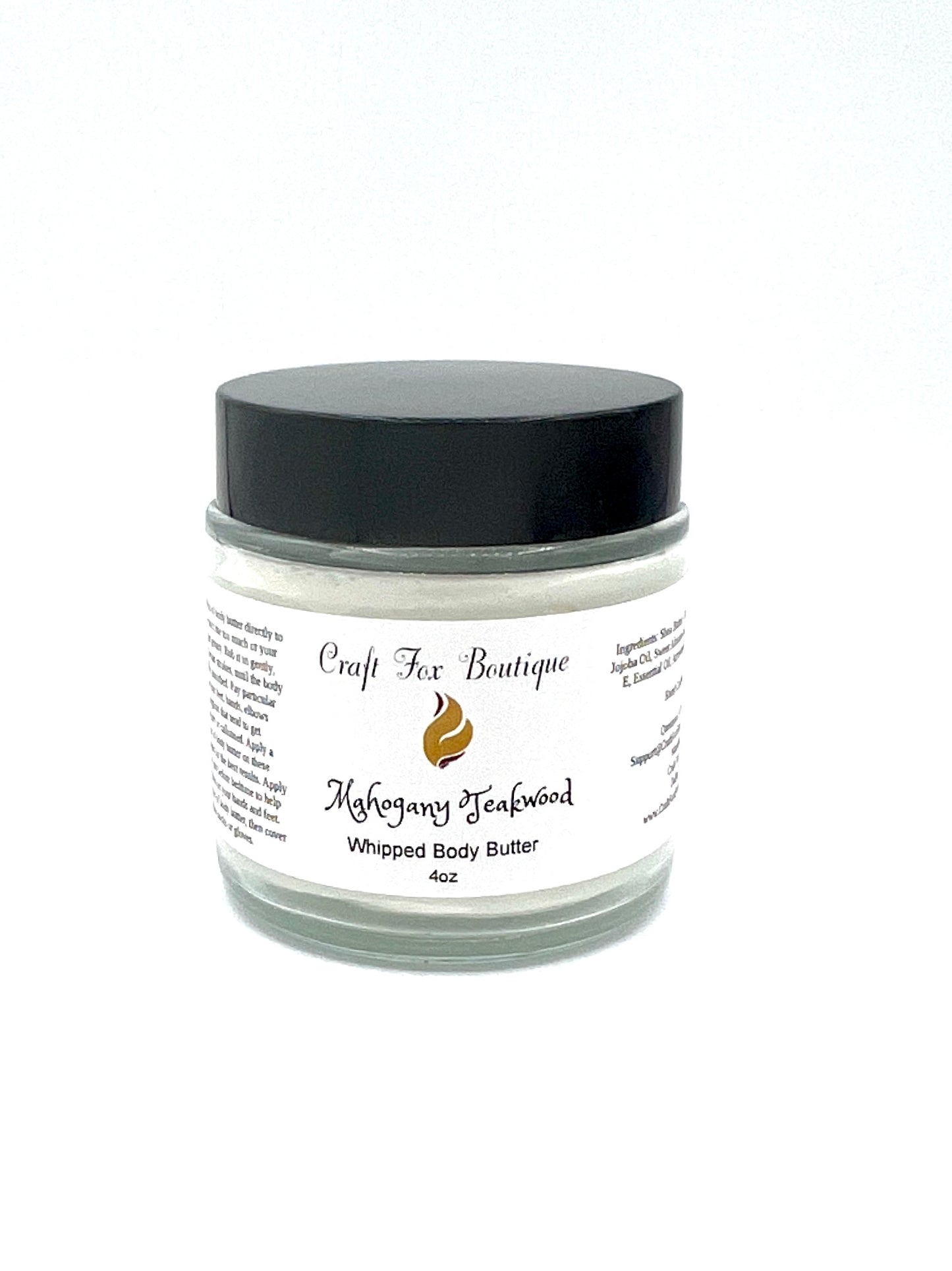 4oz Mahogany Teakwood Body Butter