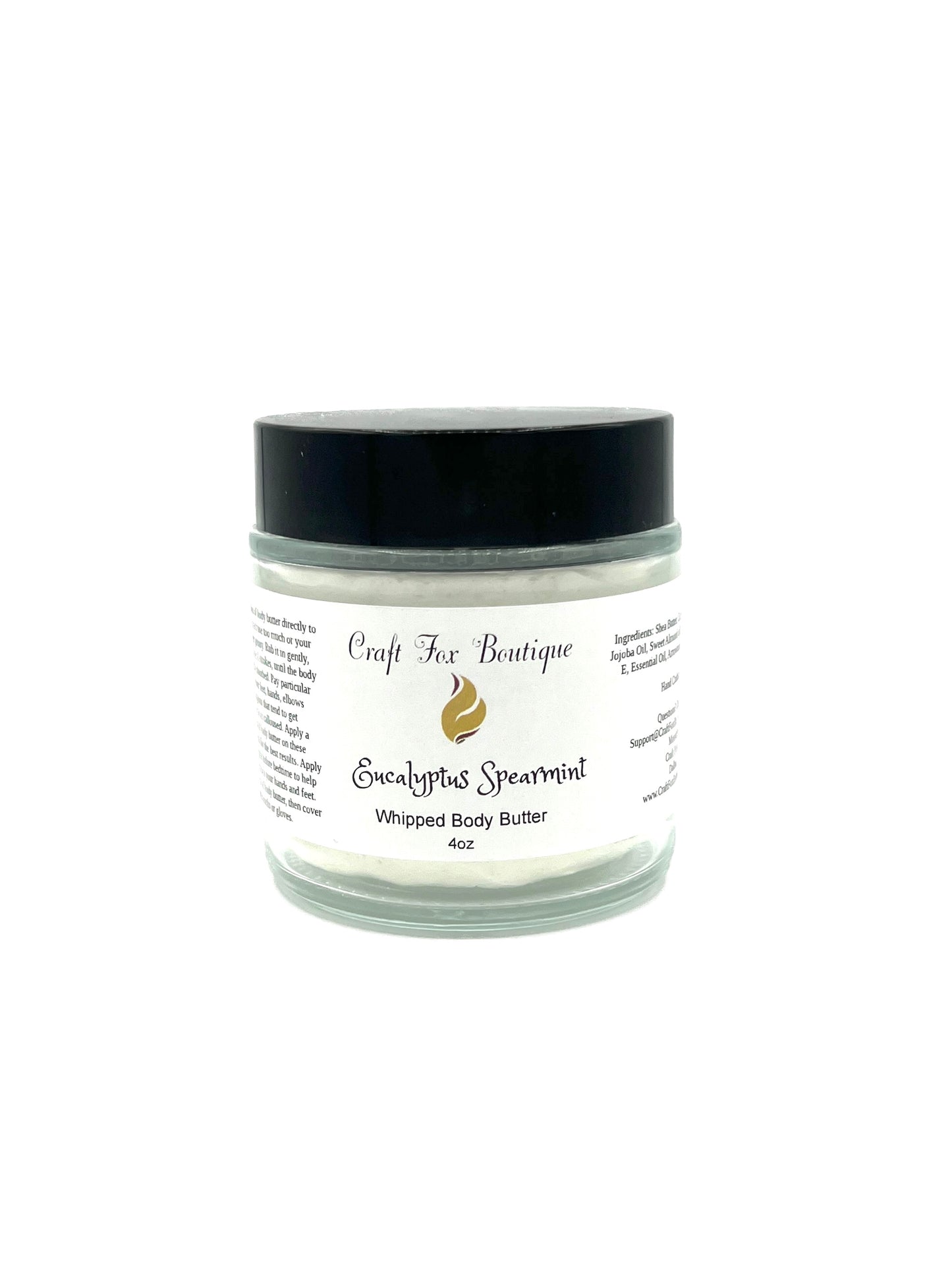 4oz Eucalyptus Spearmint Whipped Body Butter